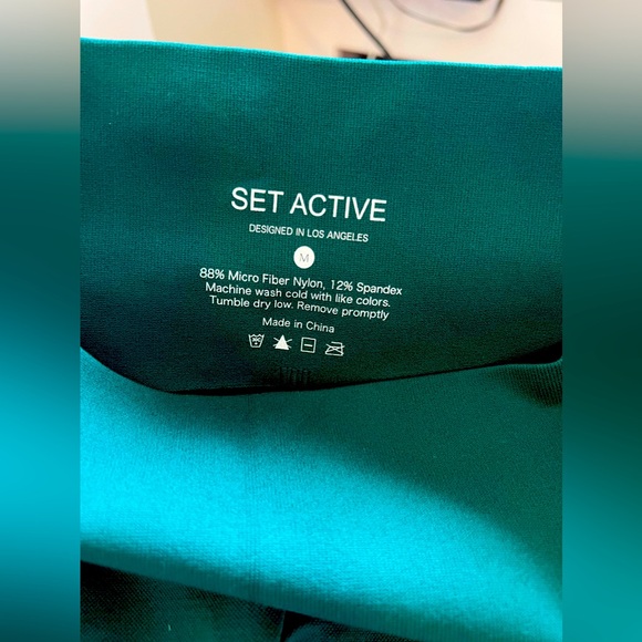 SET ACTIVE Sculptflex Leggings Mojito Medium - Picture 2 of 4